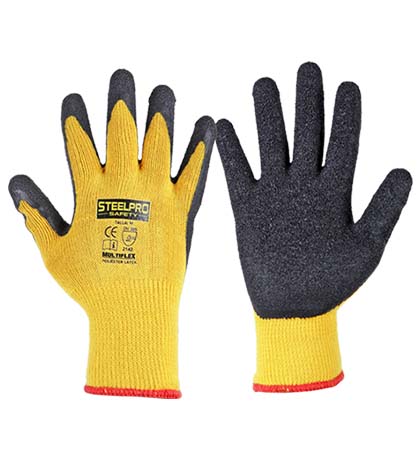 GUANTE MULTIFLEX AMARILLO - STEELPRO (PAR)