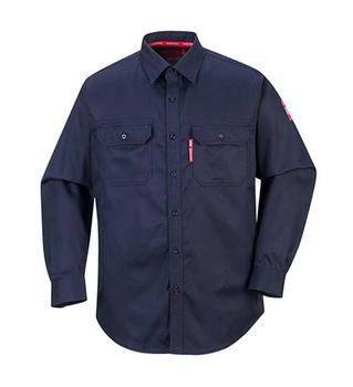 [OT005-01] CAMISA BIZFLAME 88/12 FR89 - PORTWEST (S)