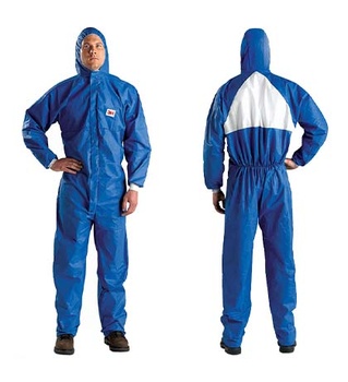 [OT070-01] TRAJE DE SEGURIDAD AZUL CON TRIANGULO BLANCO TIPO 5/6 4530 - 3M (S)