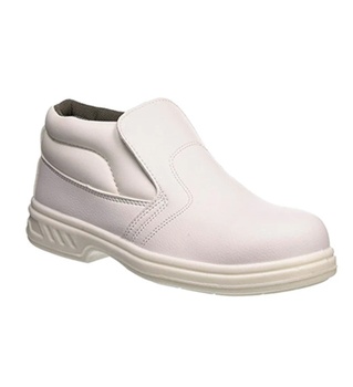 [ZS017-01] CALZADO BLANCO STEELITE SLIP ON FW83- PORTWEST (PAR) (35)