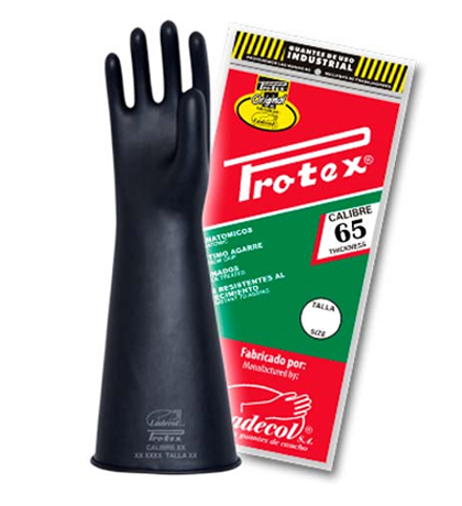 GUANTE  PVC PROTEX C65 15&quot; ( PAR)