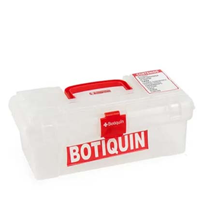 BOTIQUIN DE PLASTICO PRIMEROS AUXILIOS