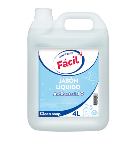 JABON LIQUIDO ANTIBACTERIAL 4L - CLEAN