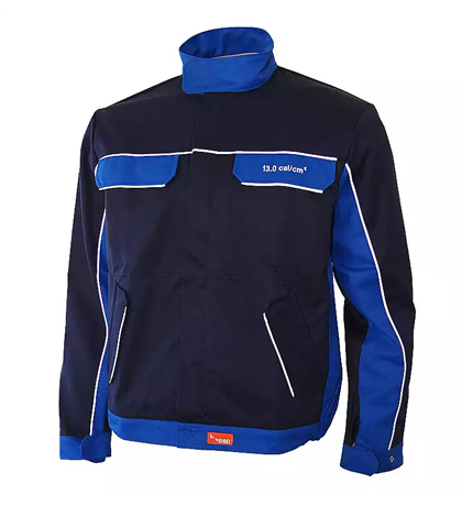 CHAQUETA IGNIFUGA ANTI-ARCO IFR ATPV:13CAL/CM2 C/AZUL MARINO