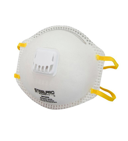 [PR038-01] MASCARILLA CON VALVULA M920V - STEELPRO (Cja x 10 unds)